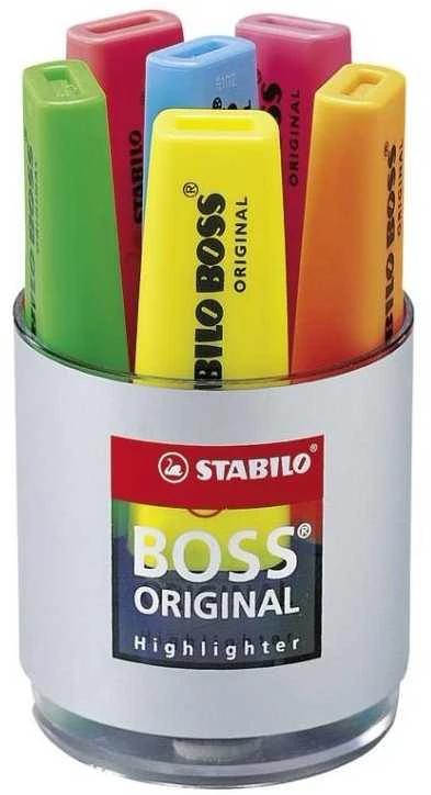 Biuro Prekės - STABILO BOSS ORIGINAL Tekstmarkeris 5mm Linijos Plotis Žalias