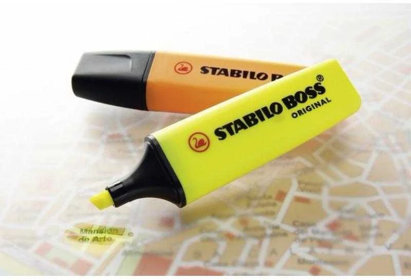 Biuro Prekės - STABILO BOSS ORIGINAL Tekstmarkeris 5mm Linijos Plotis Žalias