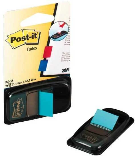 Biuro Priedas - 3M Post-it Indeksai 680-23 44 Juostos Mėlynos
