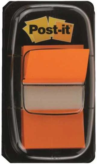 3M Lipnūs žymekliai POST-IT, 25,4 x 43,2 mm, 50 lapelių, oranžinė