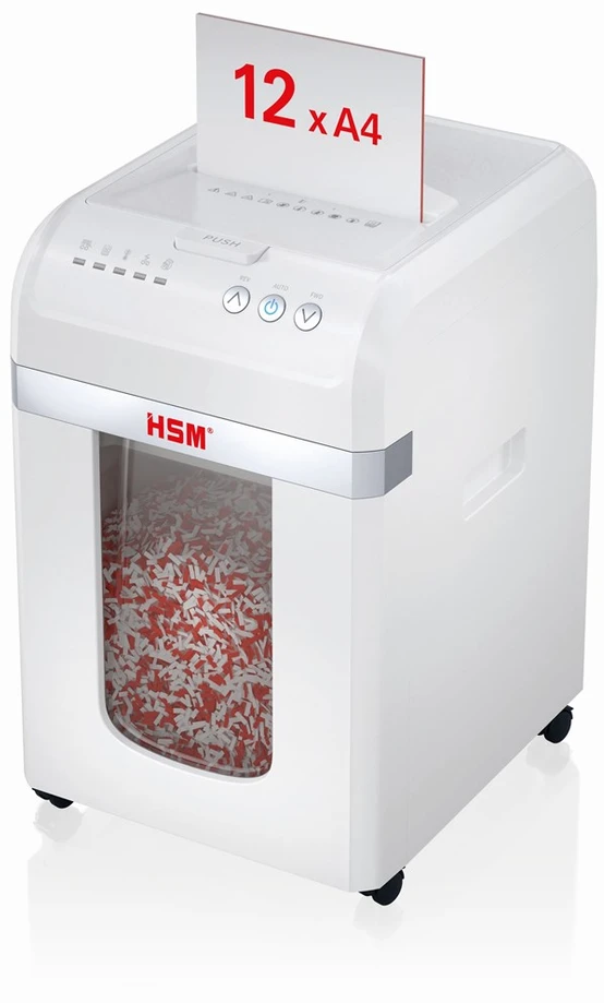 HSM Autofeed X300 dokumentų smulkintuvas su automatiniu tiektuvu, 30 l, P4, 4 x 12 mm