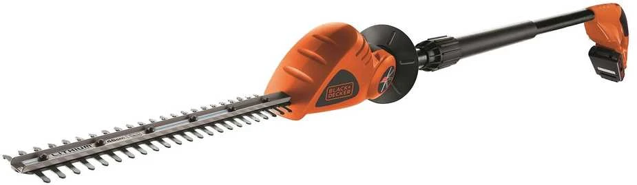 Black & Decker teleskopinės gyvatvorių žirklės GTC1843L20 18V 1x2.0Ah pilnas komplektas