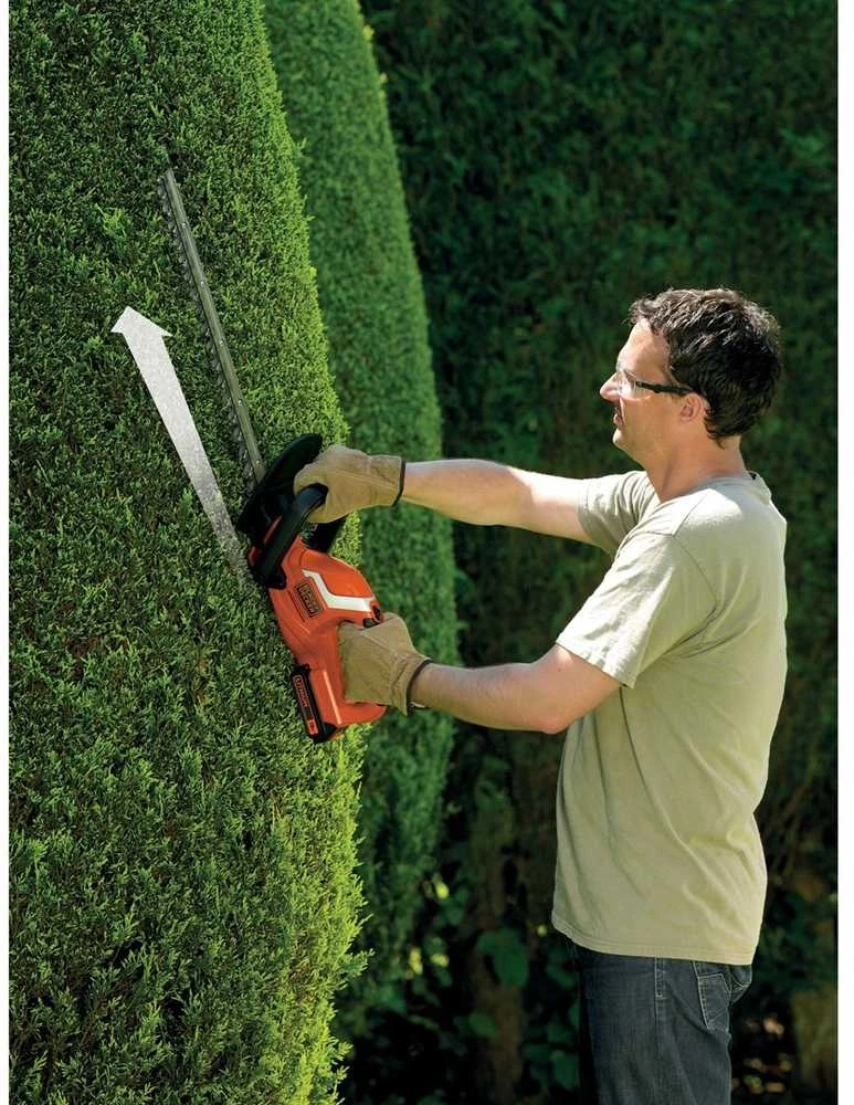 Black & Decker Juodas & Decker Gyvatvorių žirklės Juodas & Decker GTC1845L20-QW; 18 V; 45 cm; 1x2,0 Ah akum.