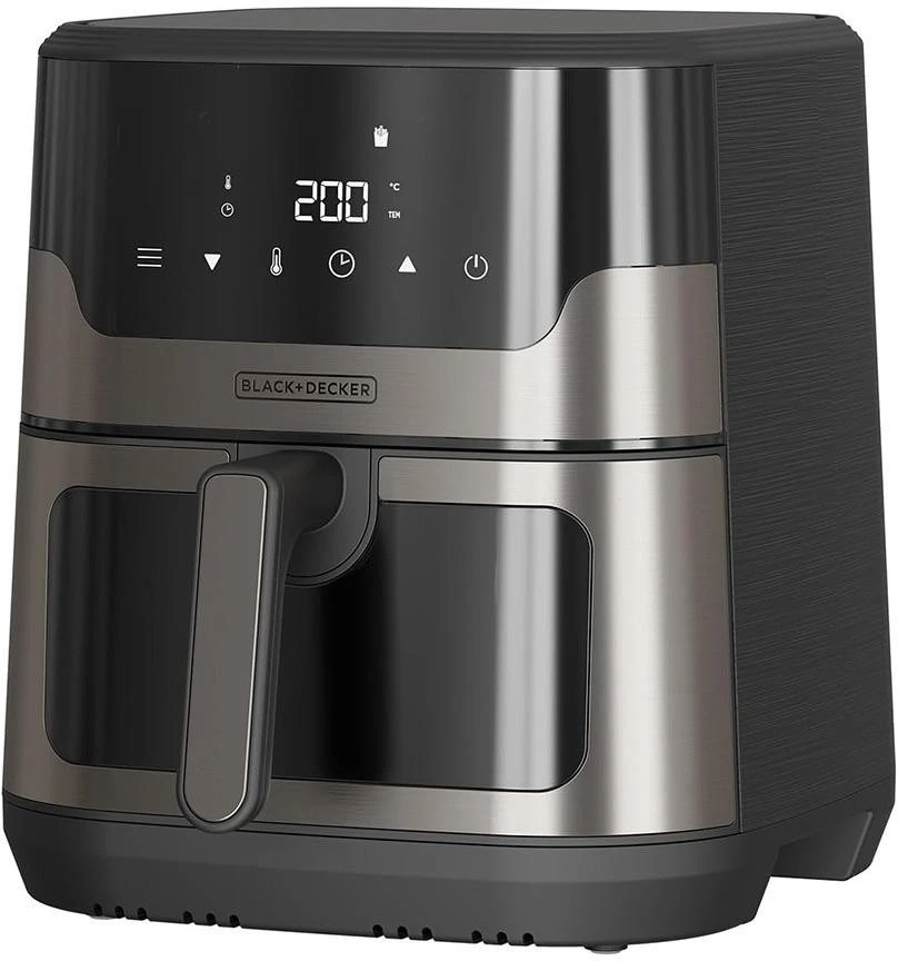 Gruzdintuvė Black & Decker juodas+decker Juodas & Decker BXAF8001E 1700 W 8 L oil-free deep fryer, juodas
