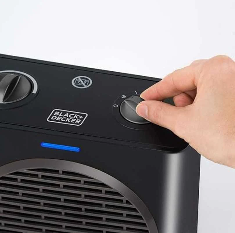 Black & Decker juodas+decker Juodas & Decker BXSH1500E PTC fan heater