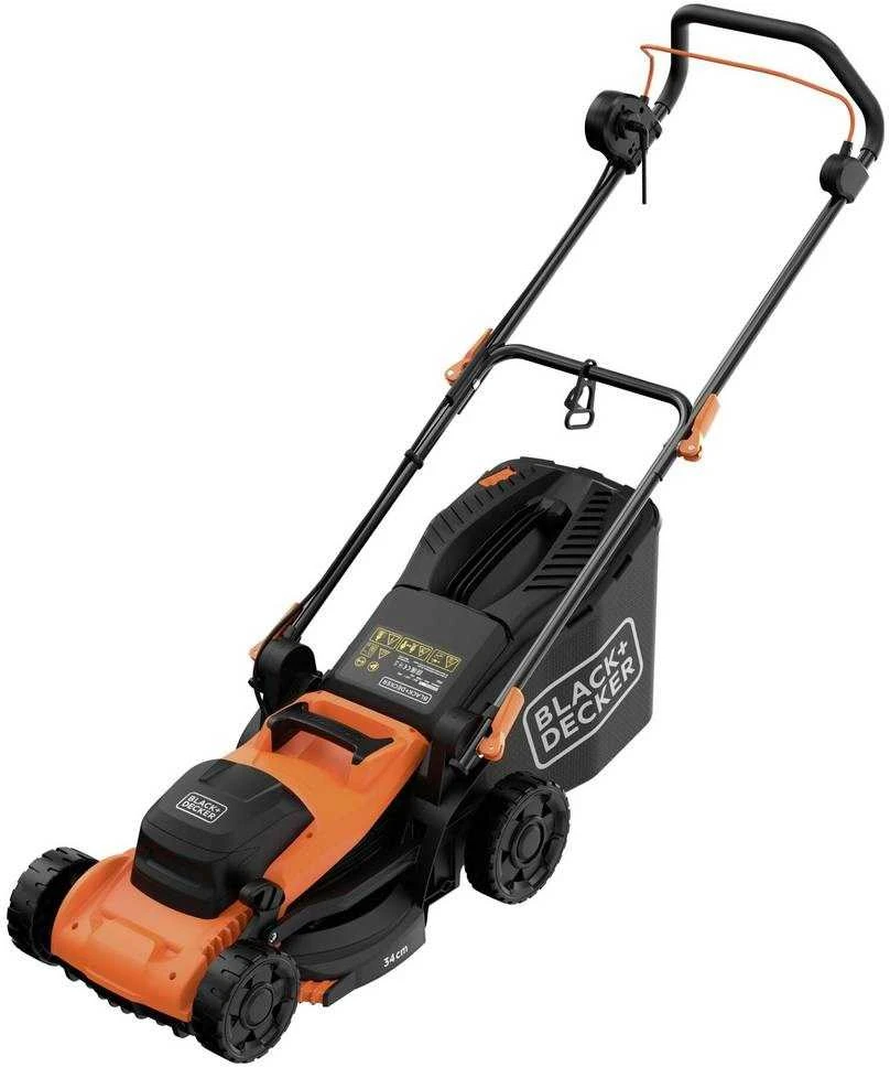 Black & Decker juodas+decker 1400W Corded Lawn Mower BEMWP340 Juodas+DECKER