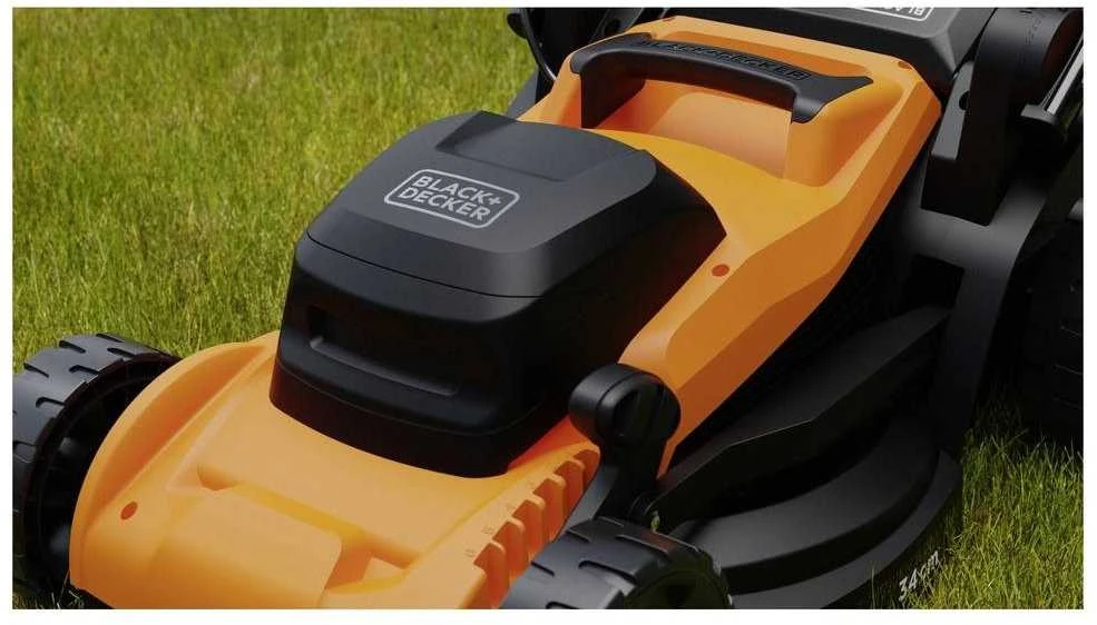 Black & Decker juodas+decker 1400W Corded Lawn Mower BEMWP340 Juodas+DECKER