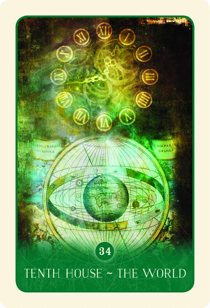 Blue Angel Mėlyna Angel Juodas Moon Astrology Kortos
