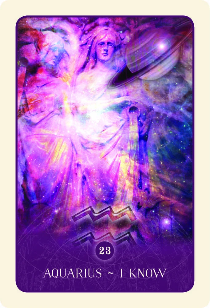 Blue Angel Mėlyna Angel Juodas Moon Astrology Kortos