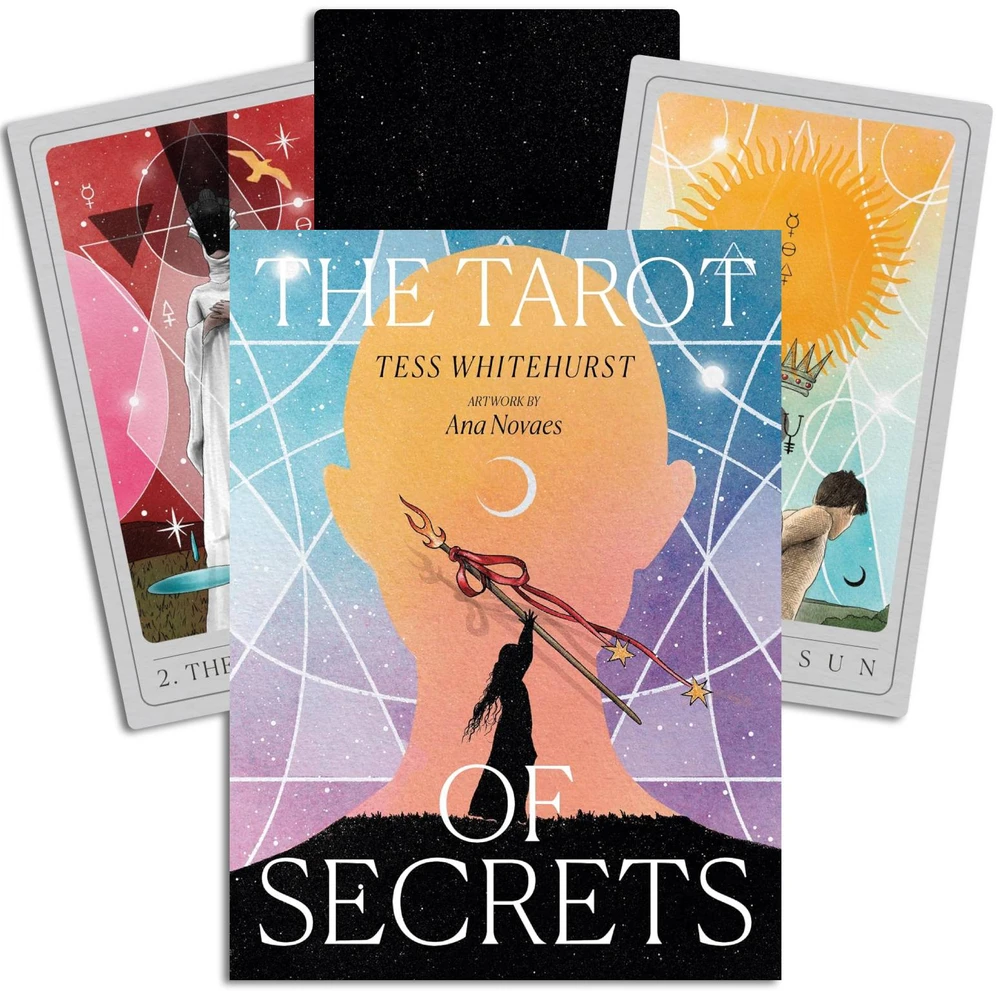 KNYGA Blue Angel Mėlyna Angel Kolekcionuojamos Kortelės - Mėlyna Angel The Tarot of Secrets 78 kortų vadovas