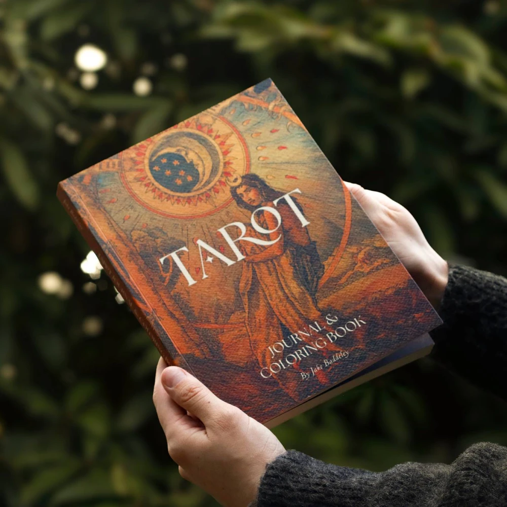 Blue Angel Mėlyna Angel Kūrybinis Dienoraštis - Mėlynoji Angelo Tarot Dienoraštis ir Piešimo Knyga, 78 Iliustracijos