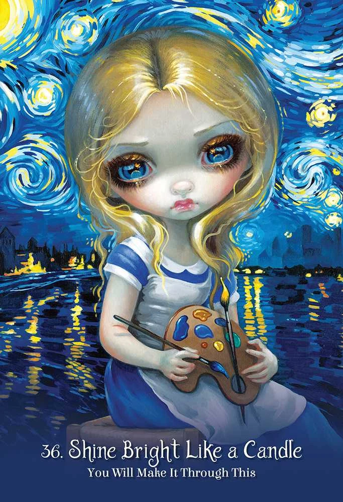 Blue Angel Mėlyna Angel Mėlyna Angel Alice: The Wonderland Taro Kortos