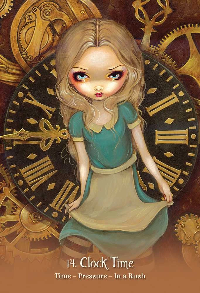 Blue Angel Mėlyna Angel Mėlyna Angel Alice: The Wonderland Taro Kortos