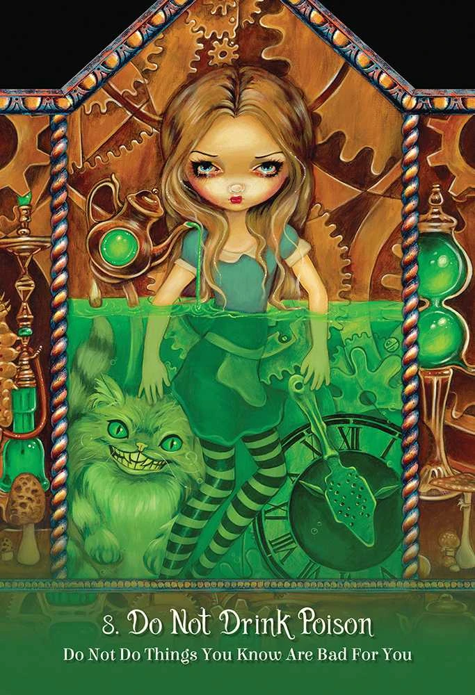 Blue Angel Mėlyna Angel Mėlyna Angel Alice: The Wonderland Taro Kortos