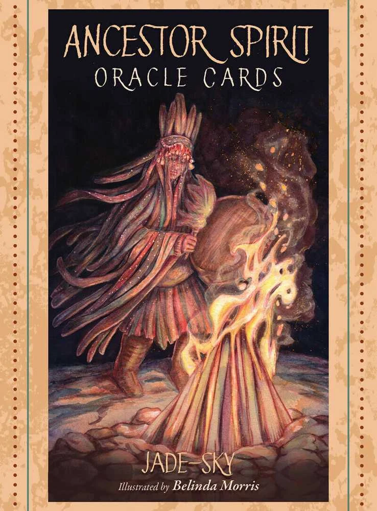 Blue Angel Mėlyna Angel Mėlyna Angel Ancestor Spirit Oracle Kortos