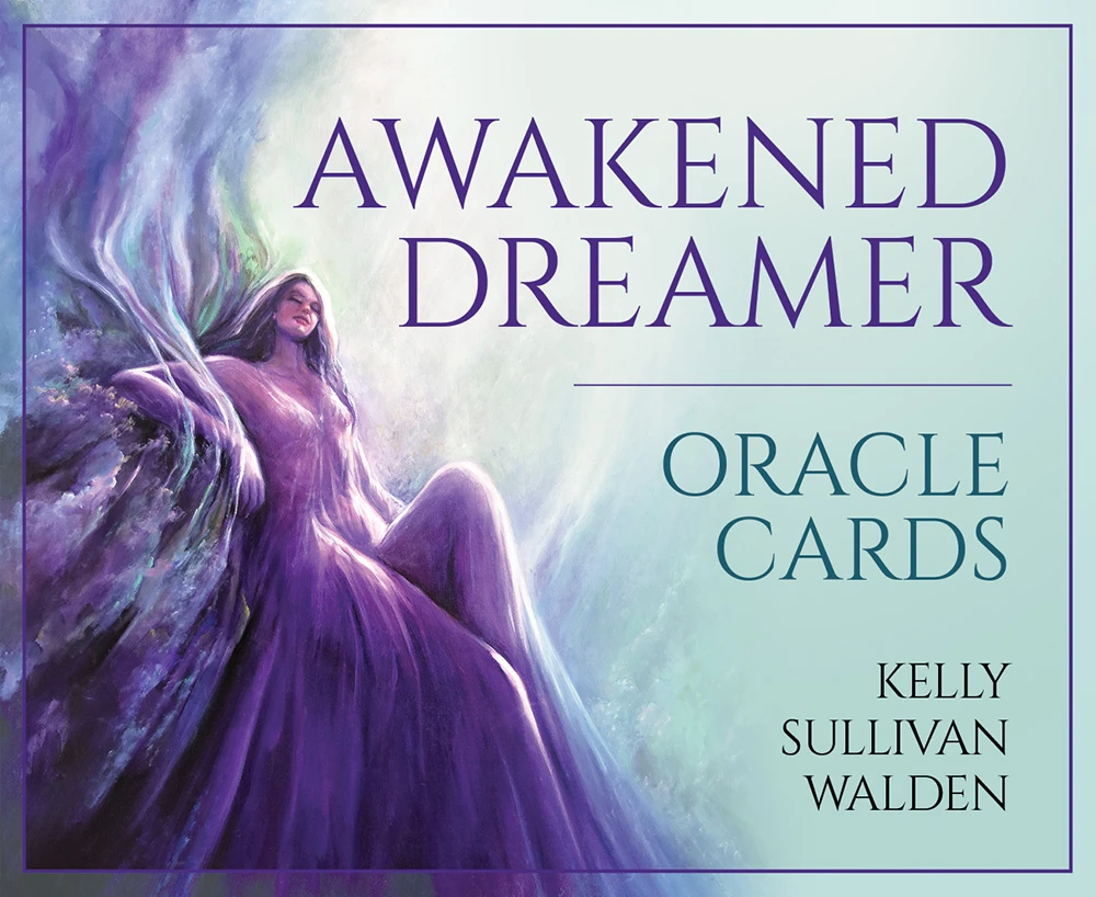 Blue Angel Mėlyna Angel Mėlyna Angel Awakened Dreamer Oracle Kortos