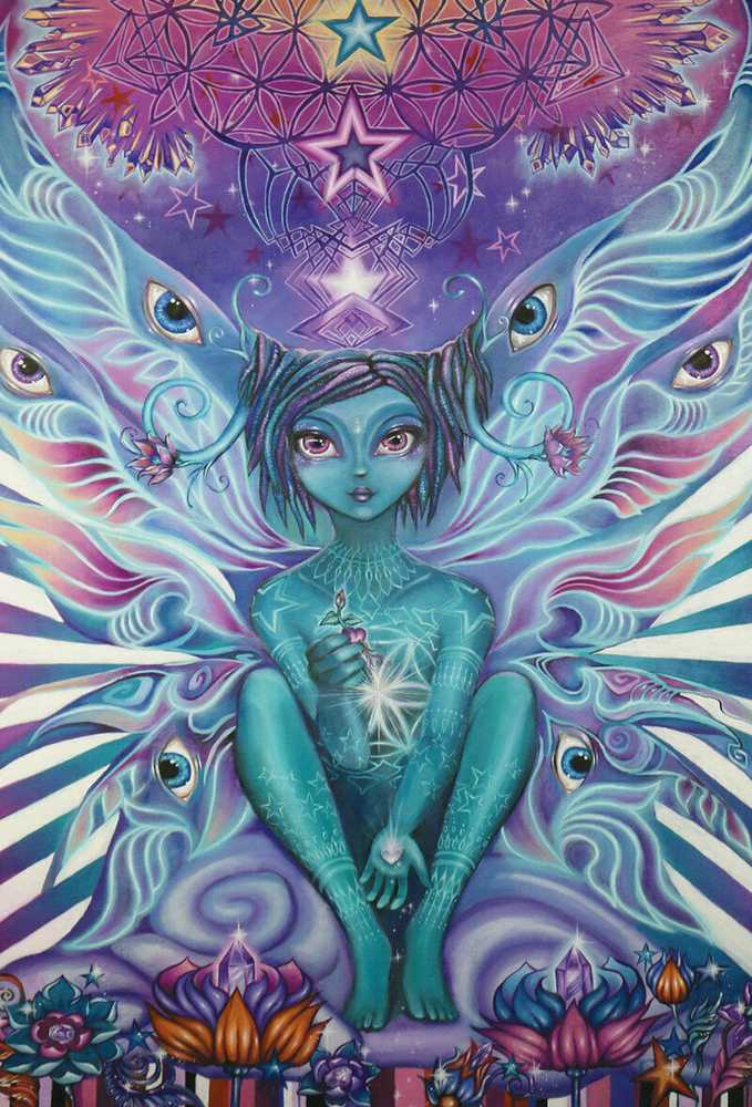 Blue Angel Mėlyna Angel Mėlyna Angel Beyond Lemuria Oracle Pocket Kortos