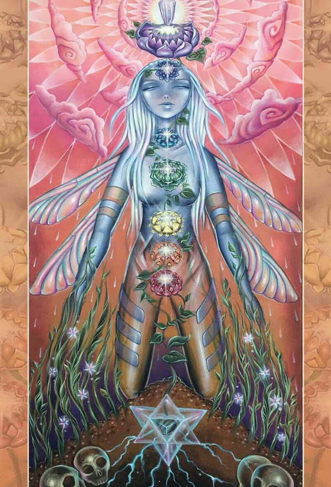 Blue Angel Mėlyna Angel Mėlyna Angel Beyond Lemuria Oracle Pocket Kortos