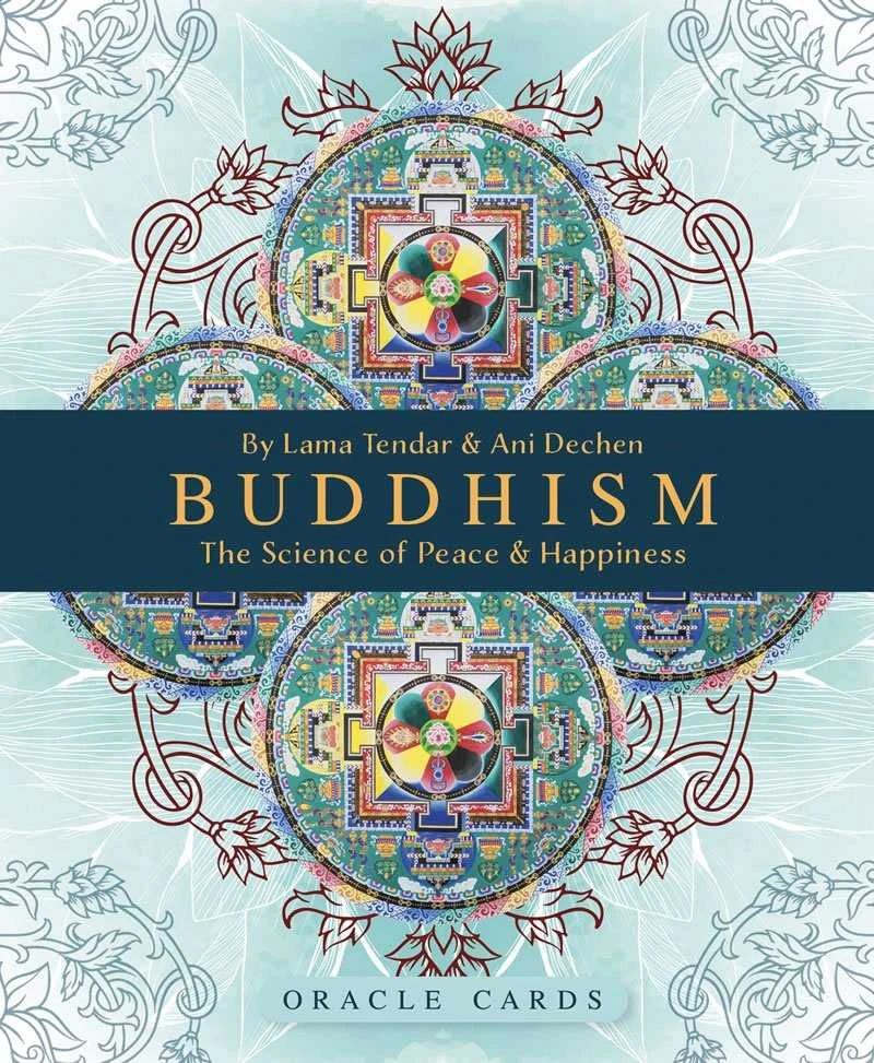 Blue Angel Mėlyna Angel Mėlyna Angel Buddhism: The Science Of Peace & Happiness Oracle Kortos