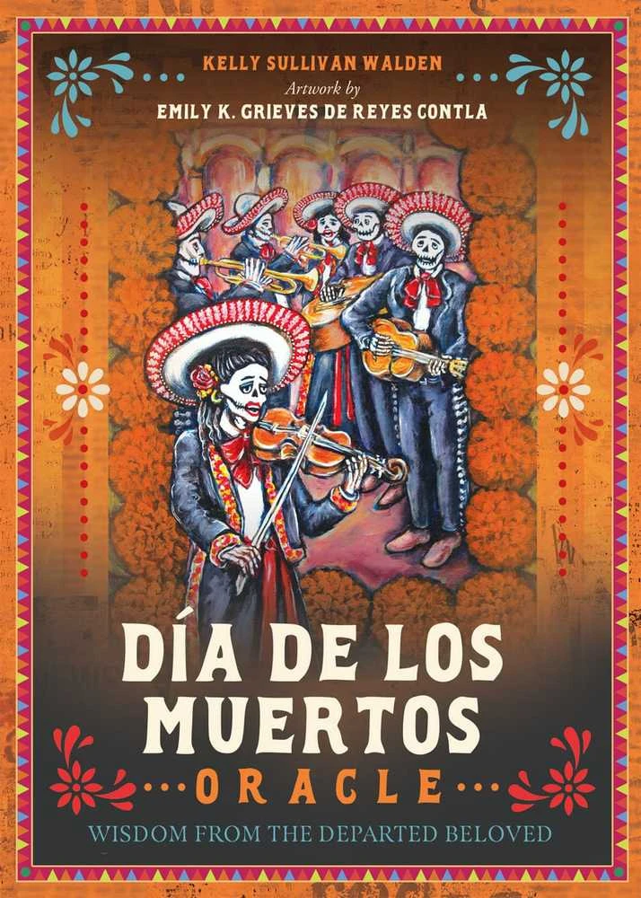 Blue Angel Mėlyna Angel Mėlyna Angel Dia De Los Muertos Oracle Kortos