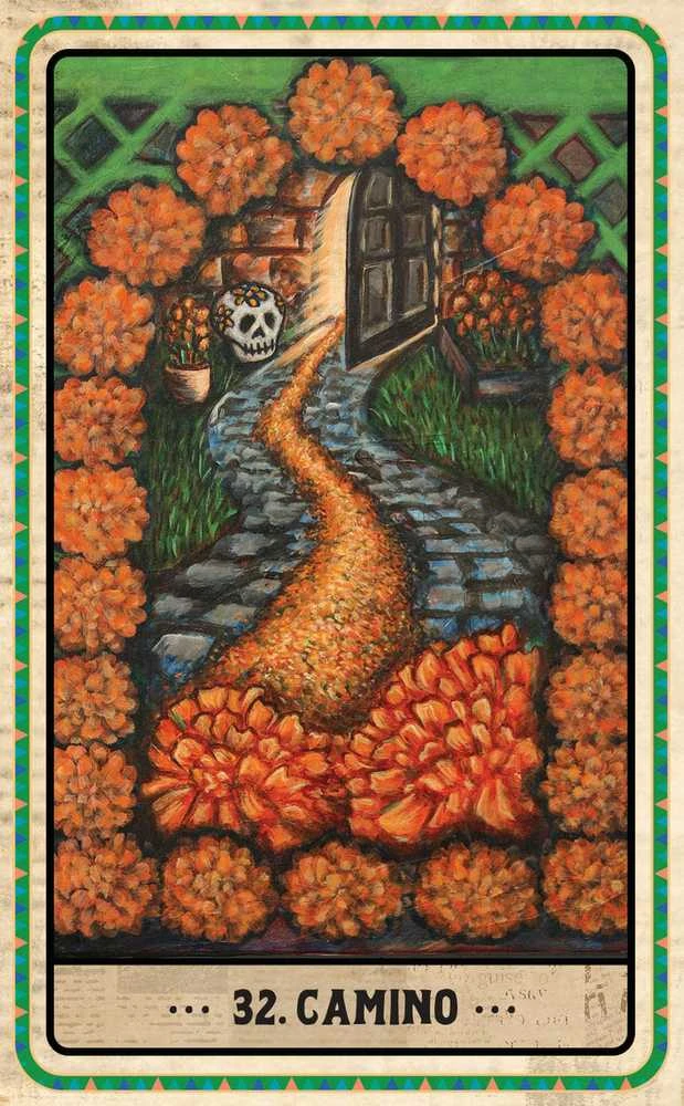 Blue Angel Mėlyna Angel Mėlyna Angel Dia De Los Muertos Oracle Kortos