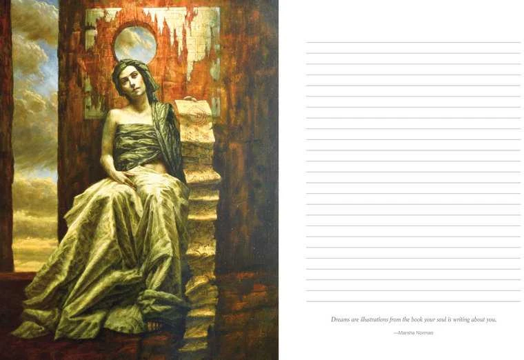 Blue Angel Mėlyna Angel Dream Journal Užrašinė