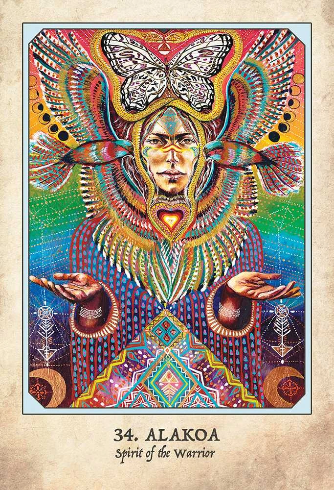 Blue Angel Mėlyna Angel Mėlyna Angel Earth Warriors Oracle Kortos