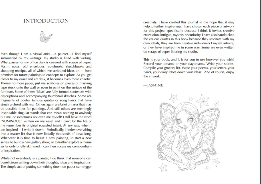 Blue Angel Mėlyna Angel Mėlyna Angel Jasmine Becket-griffith Writing And Creativity Journal Užrašinė