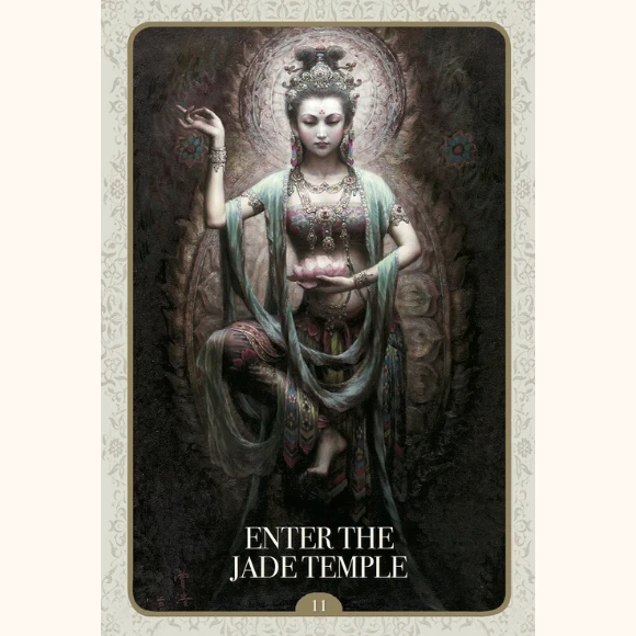 Blue Angel Mėlyna Angel Mėlyna Angel Kuan Yin Oracle Kortos