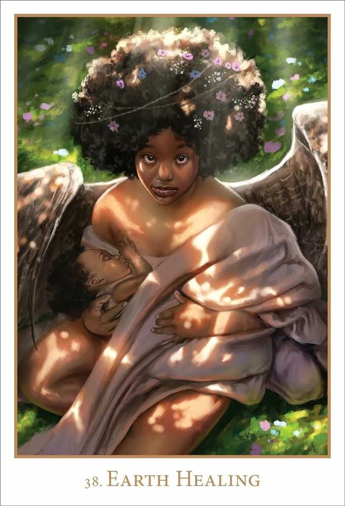 Blue Angel Mėlyna Angel Mėlyna Angel Lightworker Oracle: Fierce Love 11.11 Edition Kortos