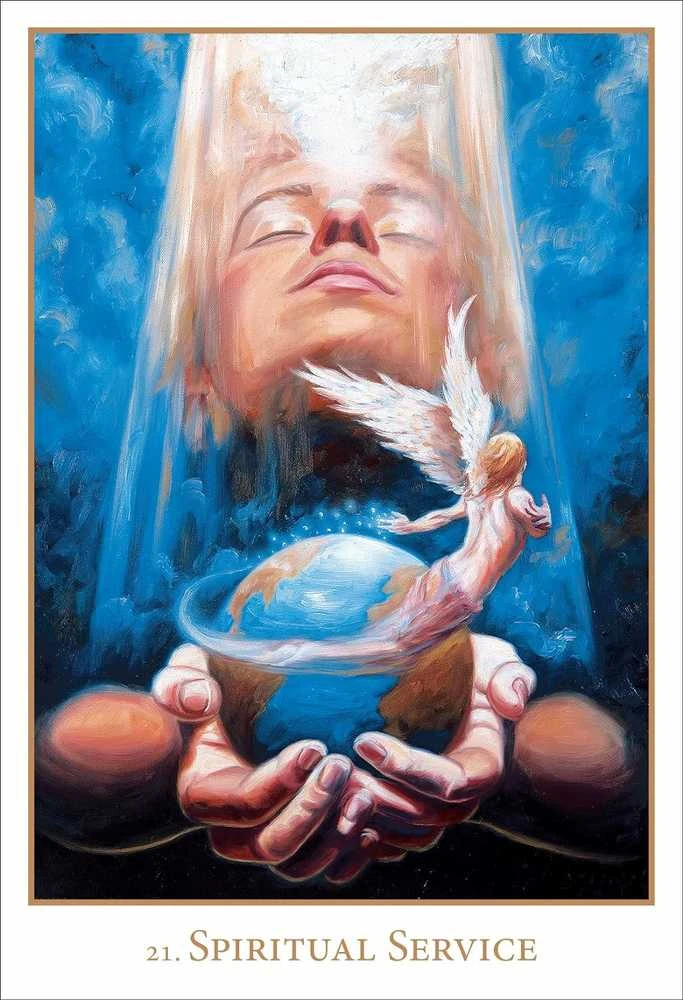 Blue Angel Mėlyna Angel Mėlyna Angel Lightworker Oracle: Fierce Love 11.11 Edition Kortos