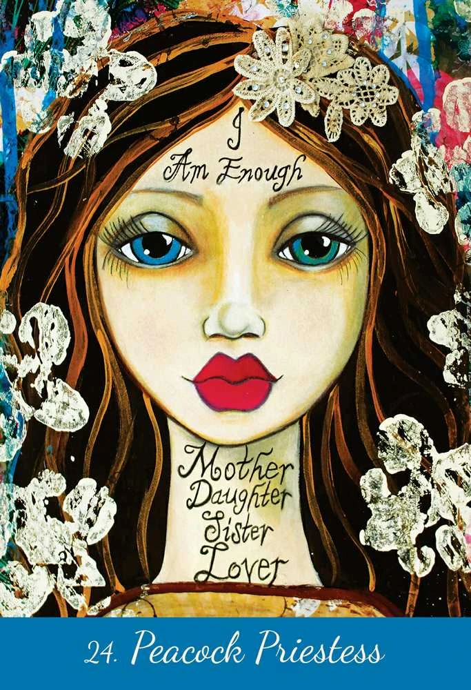 Blue Angel Mėlyna Angel Mėlyna Angel Love Your Inner Goddess Oracle Kortos