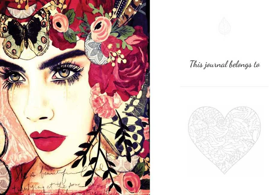 Blue Angel Mėlyna Angel Mėlyna Angel Love Your Inner Goddess Journal Užrašinė