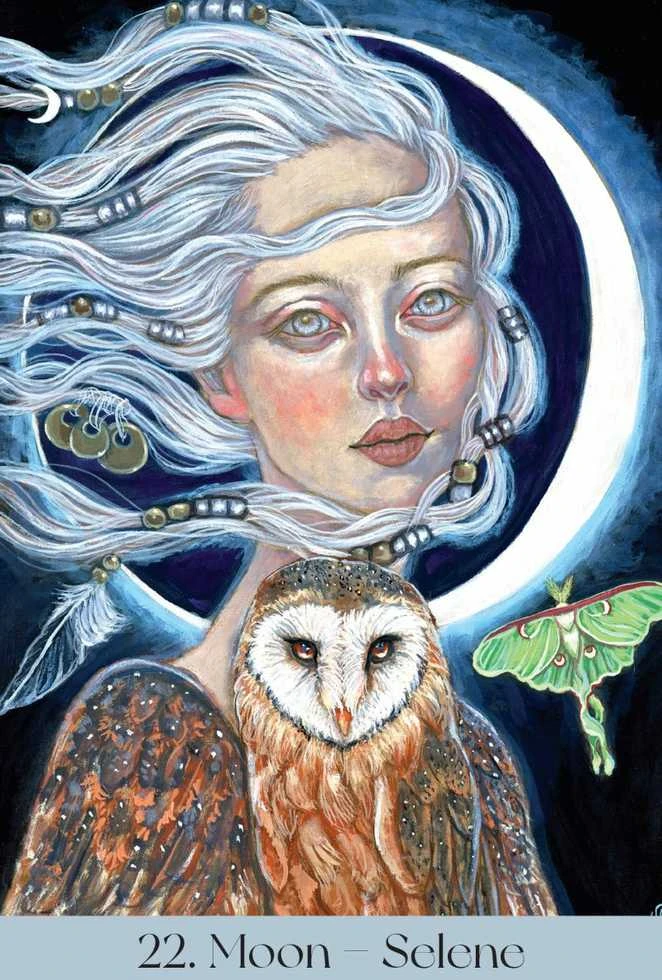 Blue Angel Mėlyna Angel Mėlyna Angel Maidens Of The Wheel Oracle Kortos