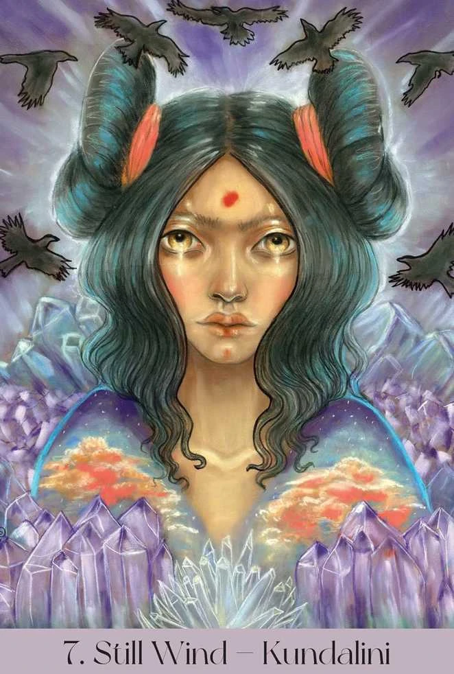 Blue Angel Mėlyna Angel Mėlyna Angel Maidens Of The Wheel Oracle Kortos