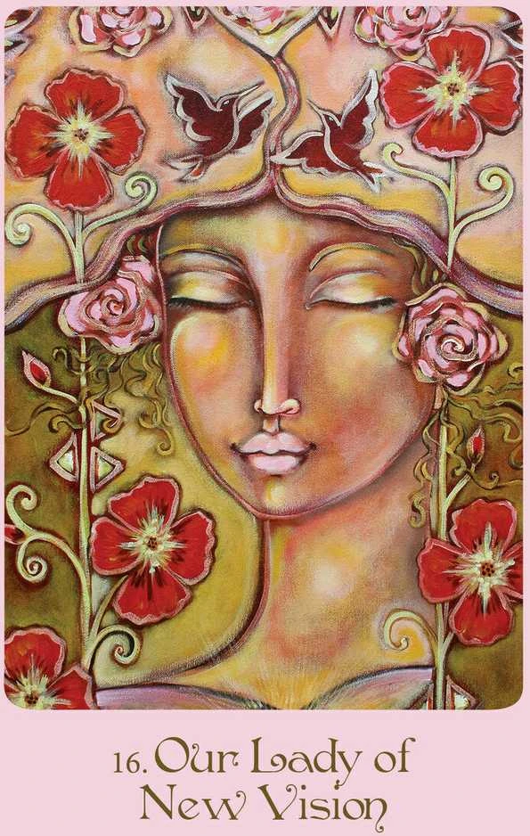 Blue Angel Mėlyna Angel Mėlyna Angel Mother Mary Oracle Kortos