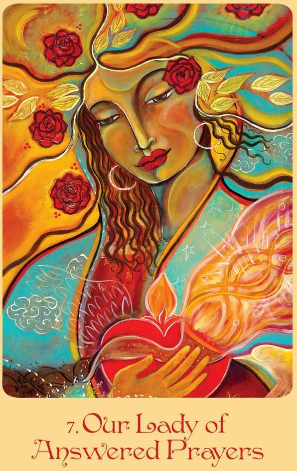 Blue Angel Mėlyna Angel Mėlyna Angel Mother Mary Oracle Kortos