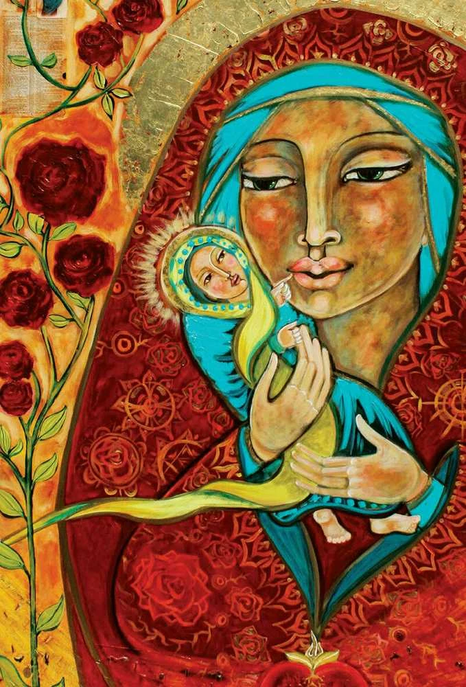 Blue Angel Mėlyna Angel Mėlyna Angel Mother Mary Oracle Pocket Edition Kortos