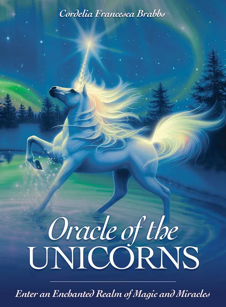Blue Angel Mėlyna Angel Oracle Of The Unicorns Kortos