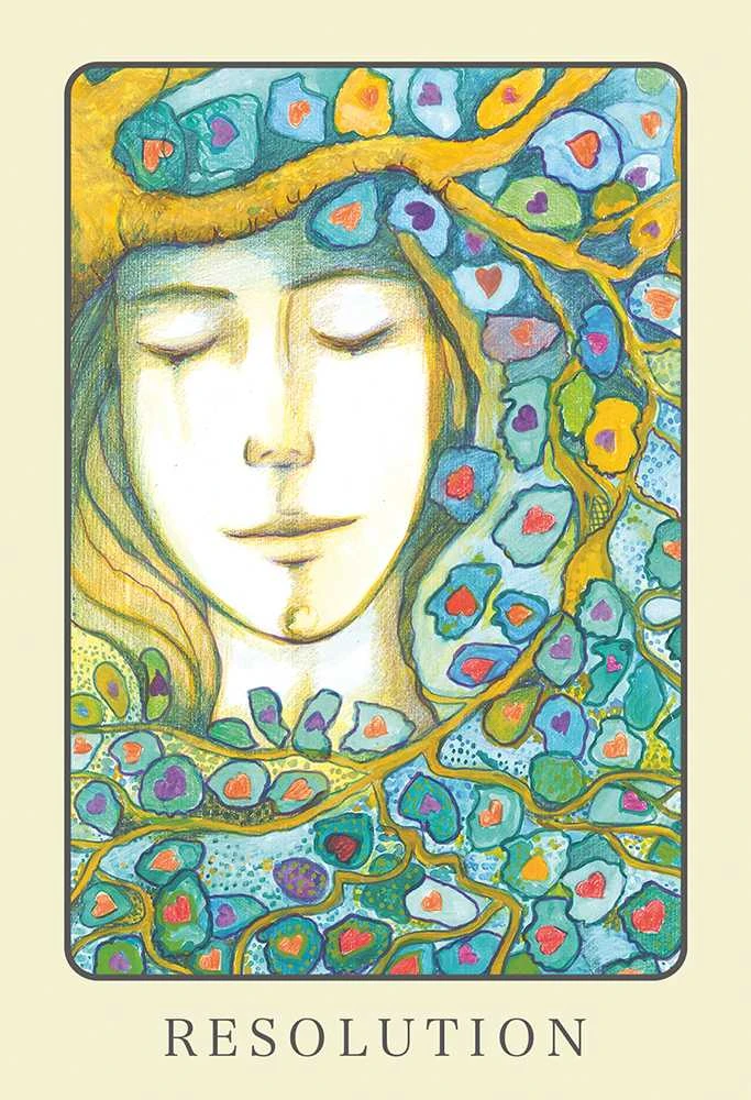Blue Angel Mėlyna Angel Mėlyna Angel Peace Oracle Kortos