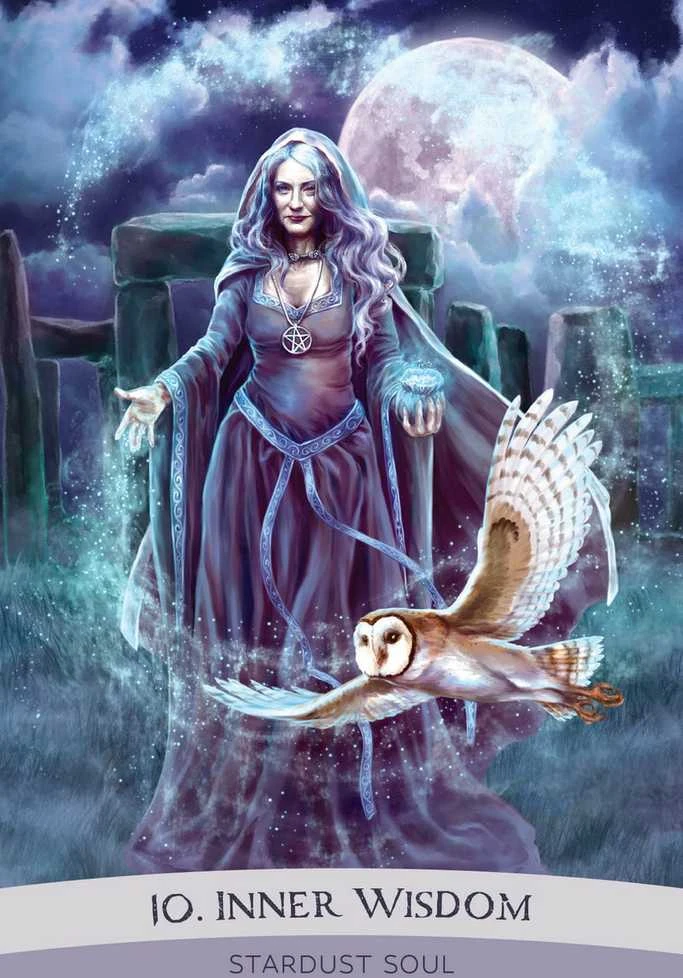 Blue Angel Mėlyna Angel Mėlyna Angel Practical Magic Oracle Kortos