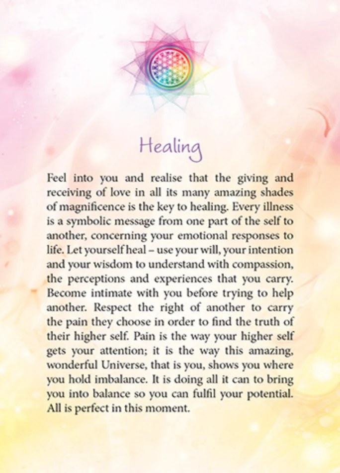 Blue Angel Mėlyna Angel Mėlyna Angel The Flower Of Life Oracle Kortos