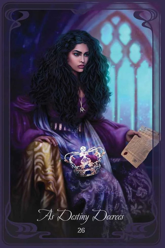 Blue Angel Mėlyna Angel Mėlyna Angel The Queen Mab Oracle Kortos