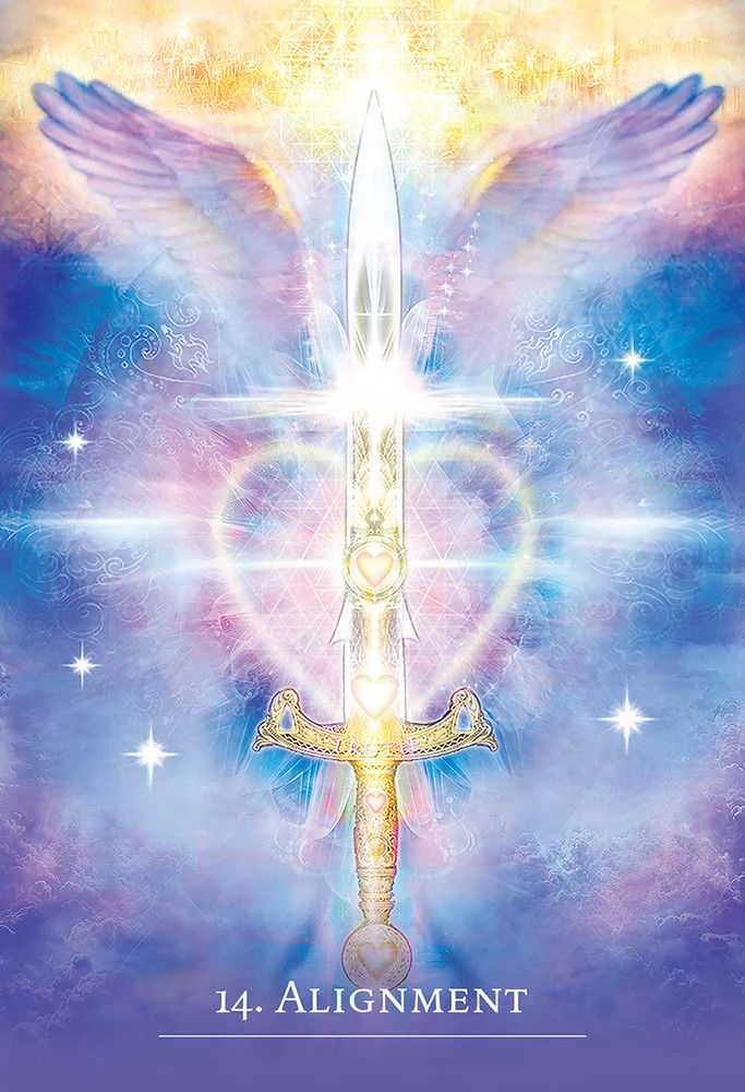 Blue Angel Mėlyna Angel Mėlyna Angel The Secret Language Of Light Oracle Kortos