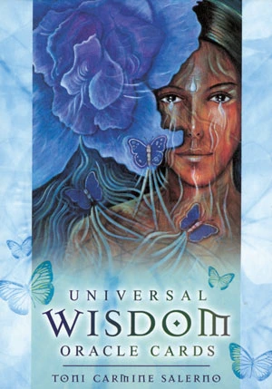 Blue Angel Mėlyna Angel Mėlyna Angel Universal Wisdom Oracle Kortos