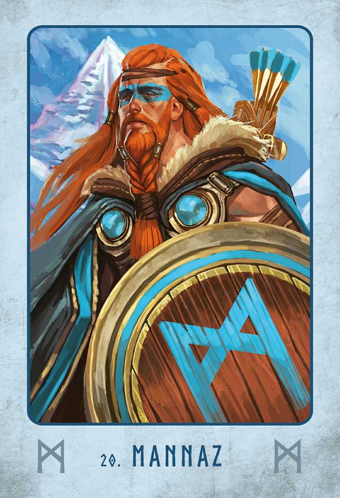 Blue Angel Mėlyna Angel Viking Oracle Kortos