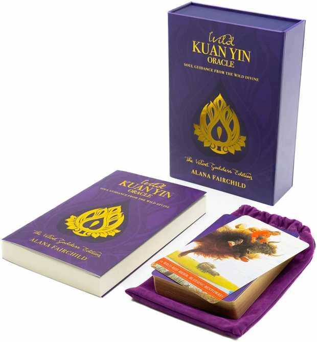 Blue Angel Mėlyna Angel Mėlyna Angel Wild Kuan Yin Oracle Kortos