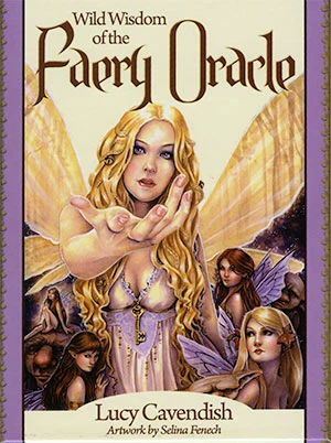 Blue Angel Mėlyna Angel Mėlyna Angel Wild Wisdom Of The Faery Oracle Kortos