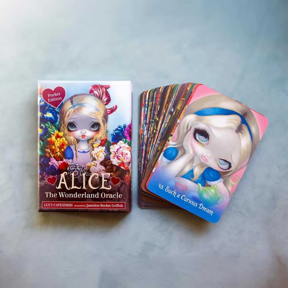 Blue Angel Mėlyna Angel Alice: Stebuklų šalies kišeninės orakulo kortos Mėlyna Angel (45 kort.)