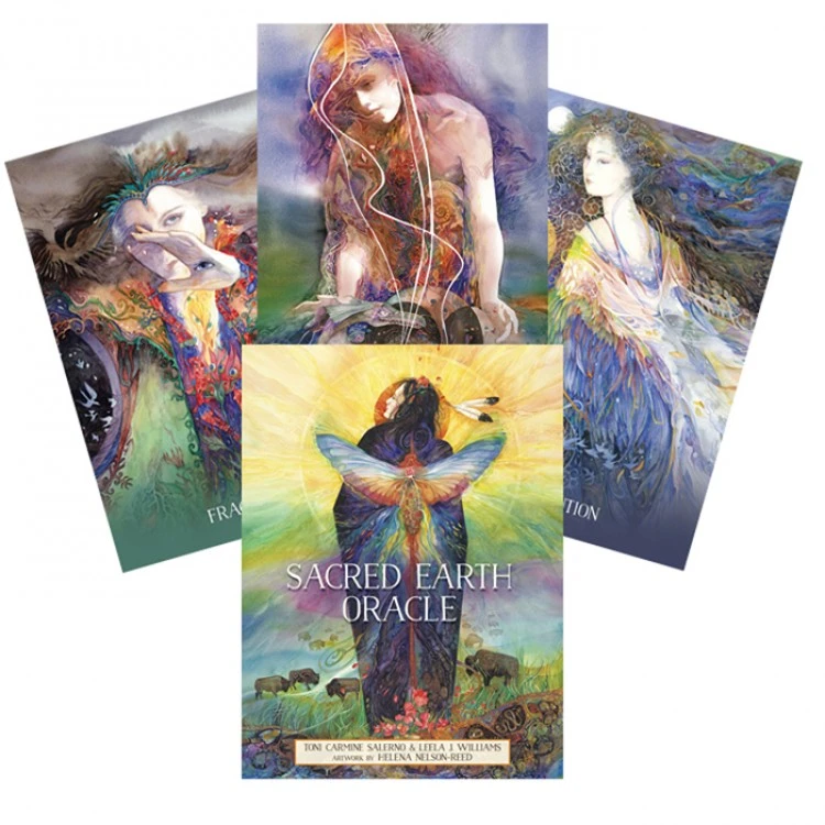 Blue Angel Mėlyna Angel Sacred Earth Oracle kortos